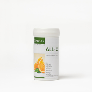 All C, C-vitamintilskudd, kosttilskudd, C-vitamin, tyggetablett